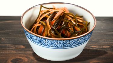 いかソーメン昆布にんじん