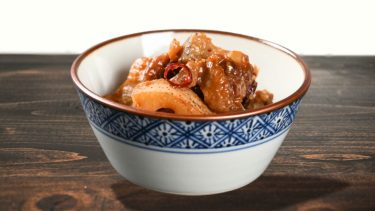 レンコンと豚肉の味噌キンピラ